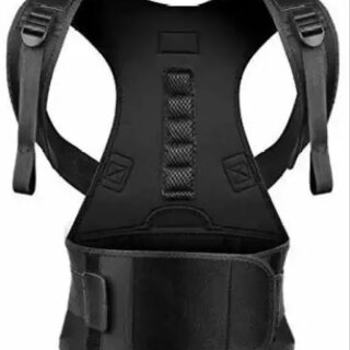 This Posture Corrector lumbar brace for both Men & Women free size